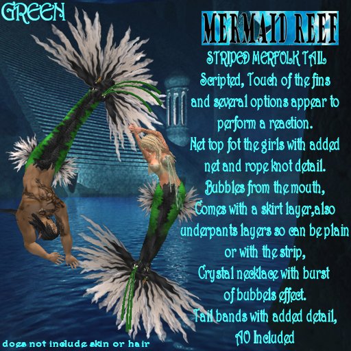black green striped tail