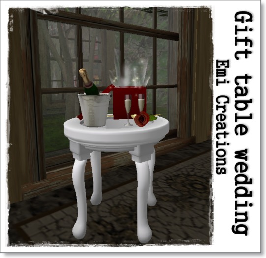 Gift Table  wedding- Emi Creations