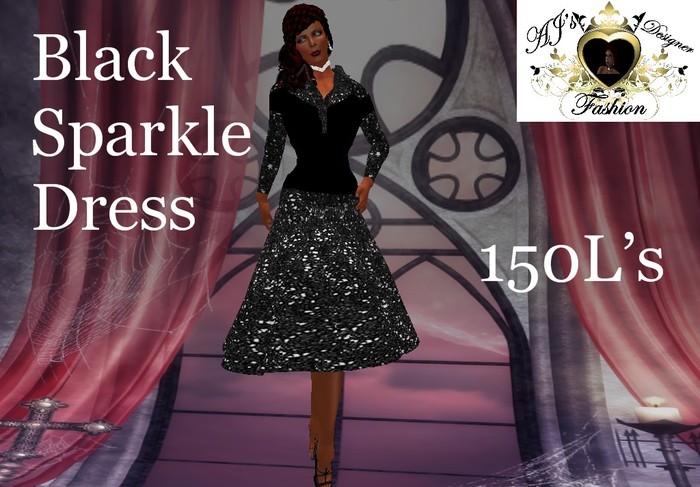 Black Sparkle Dress