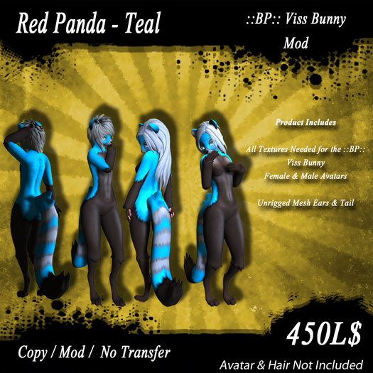 Z.R - (Teal) Red Panda