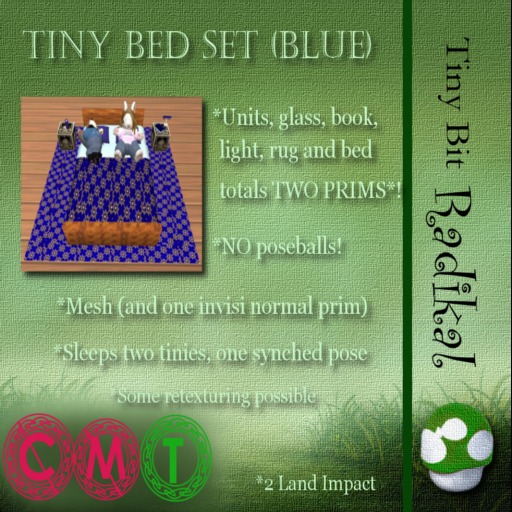 Tiny Bed Set (Blue)