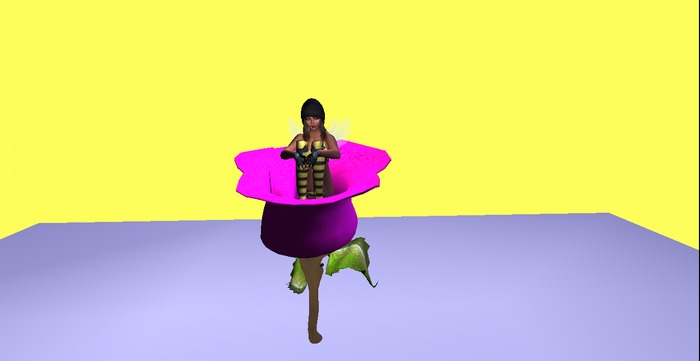 Pink Rose Chair Animated