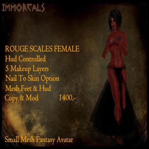 IMMORTALS ROUGE SCALES FEMALE AVATAR