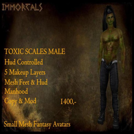 IMMORTALS TOXIC SCALES MALE AVATAR