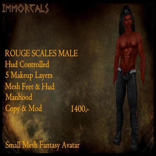 IMMORTALS ROUGE SCALES MALE AVATAR