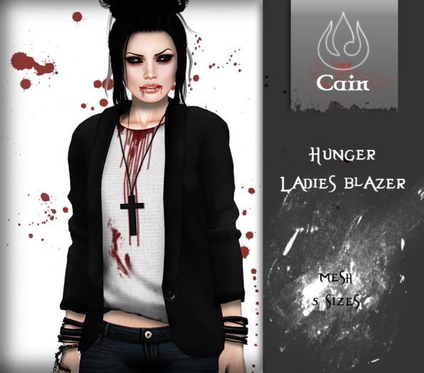 Cain - Hunger - Ladies Blazer (classic avatar)