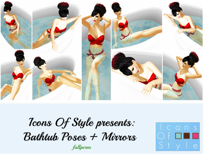 IOS Bathtub Poses Fatpack + Mirrors (+ bonus)