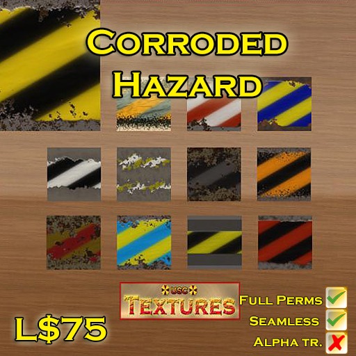 USC Textures - Corroded Hazard 