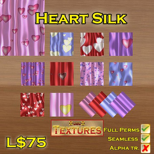 USC Textures - Heart Silk 
