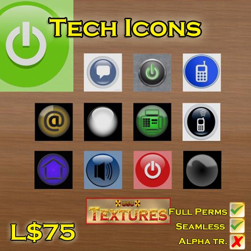 USC Textures - Tech Icons 