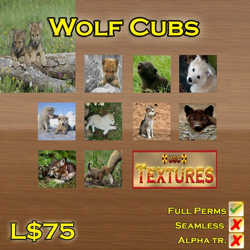 USC Textures - Wolf Cubs 