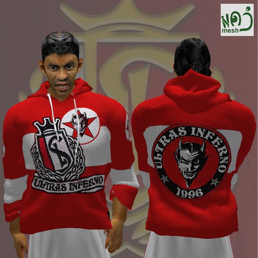 STANDARD - ULTRAS INFERNO hoodie  (MESH) boxed