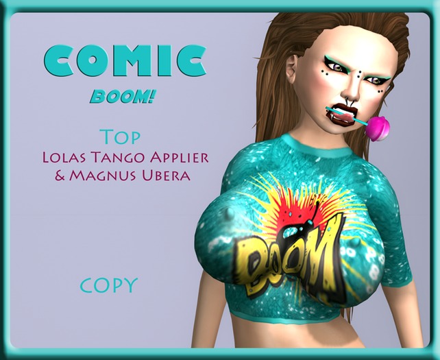 Comic BOOM Top