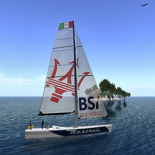 BOAT Rancing Boat World race Maserati BOX