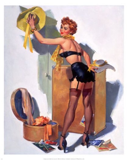 Pin Up Girl towel