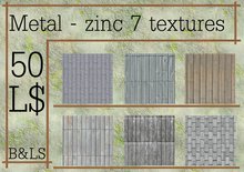 B&LS - metal - plates zinc - 7 textures