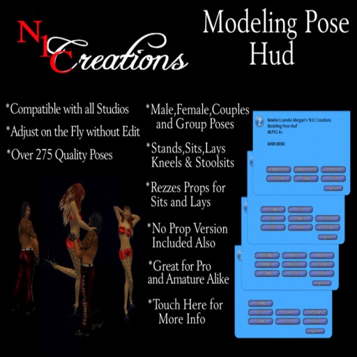 N1C Creations Modeling Pose Hud