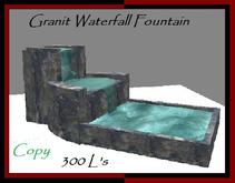 Granite Waterfall fountain