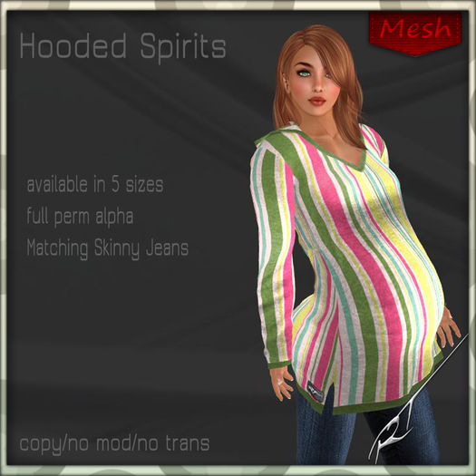 Spirit maternity mesh hoodies 