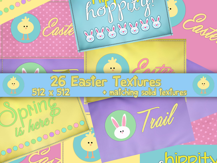 FULL PERM H/V & H Seamless 26 Easter Textures