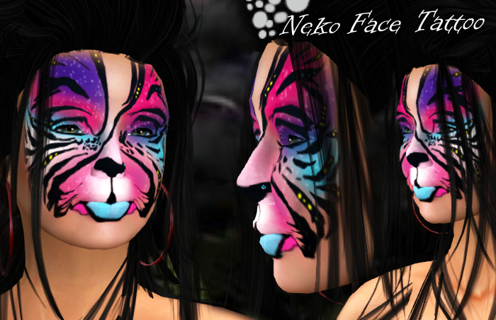 neko face tattoo SALE