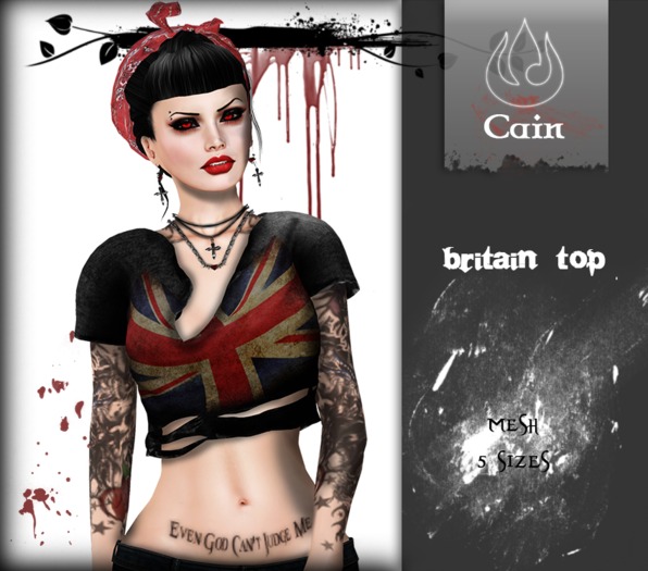 Cain - Britain top (classic avatar)
