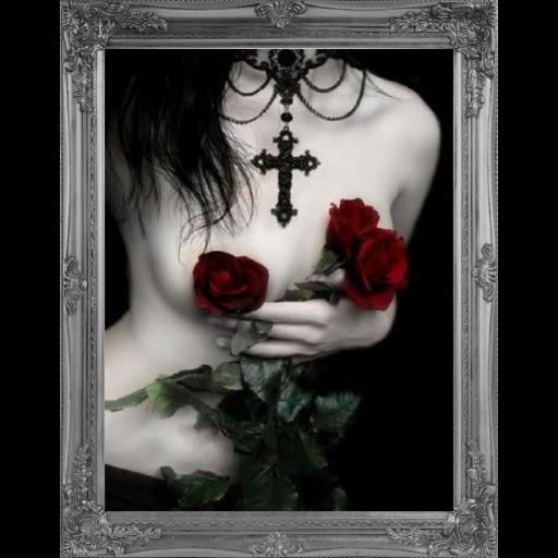 Serie Gothique - Roses Rouges