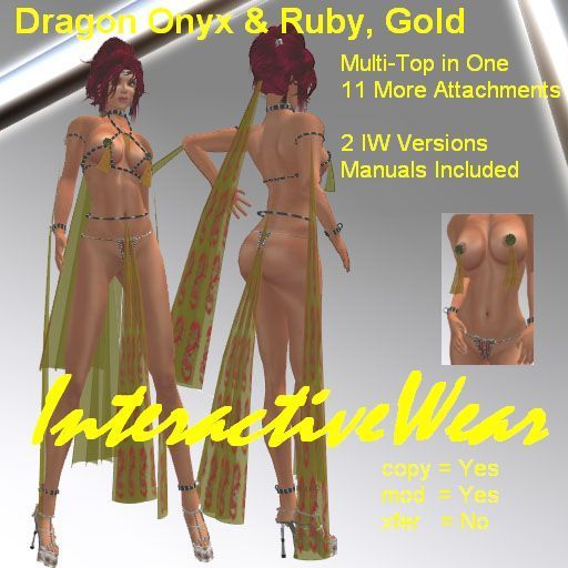 Dragon Gold - onyx&ruby. 