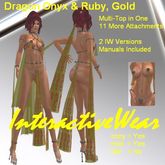 Dragon Gold - onyx&ruby. 