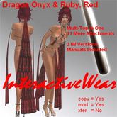 Dragon Red - onyx&ruby. 
