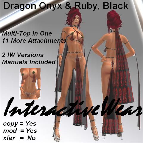 Dragon Black - onyx&ruby. 