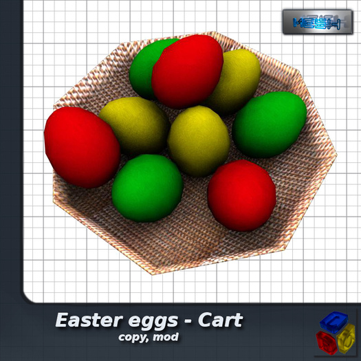 -LEO- Easter eggs - Cart - Easter gift !