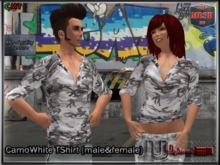 Upload[_]:: - CamoWhite TShirt (male&female)