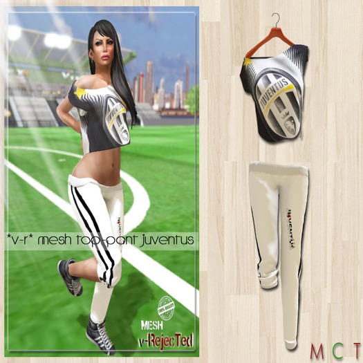 *v-R* Mesh Top-Pant Juventus