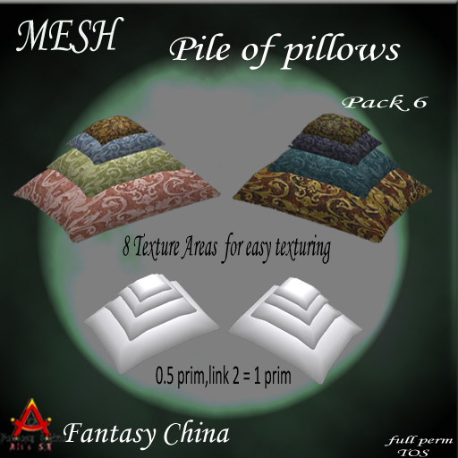 MESH Pile of pillows pack 6 full perm 