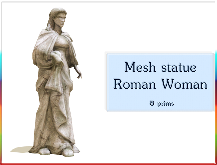 Mesh statue Roman Woman