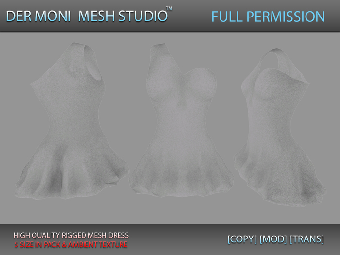 DER MONI FULL PERMISSION RIGGED DRESS 19