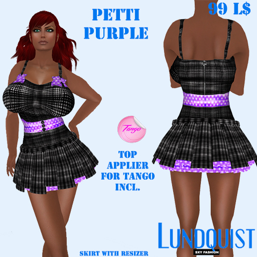 Lundquist Petti Purple + Tango Top Appl