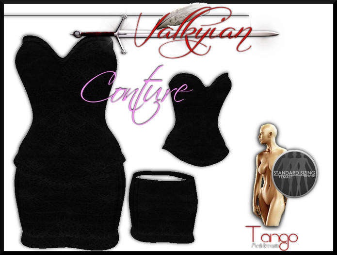 ~Valkyrian~(Lola Tango)Conture  Leather Corset Dress
