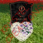 GR20 In Loving Memory Heart Wreath Headstone (Rezz Me)