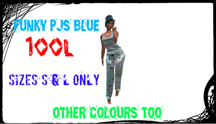 funky pjs blue (boxed)