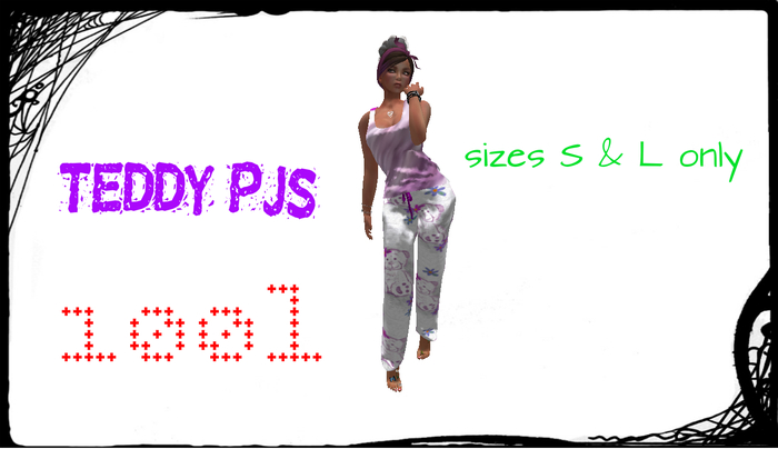 teddy pjs boxed