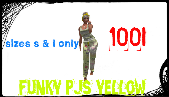 funky pjs yellow (boxed)