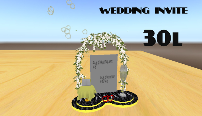 wedding invite 3 (18prims)