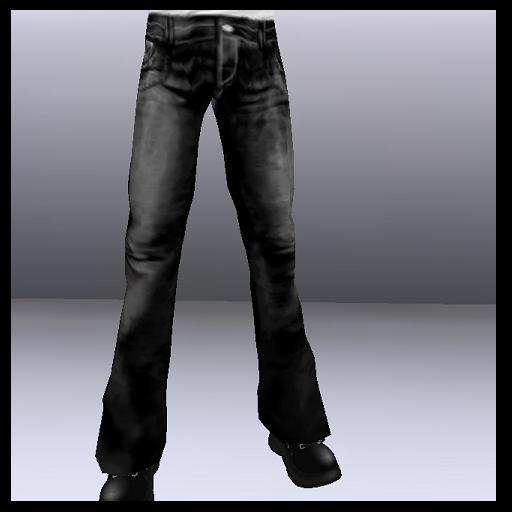 MG Designs Men's Jeans - Black Low Rise