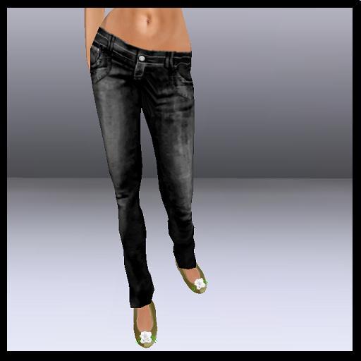 MG Designs Black Low Rise Jeans
