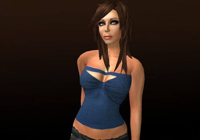 [CURVE] Blue Hole Tube Top