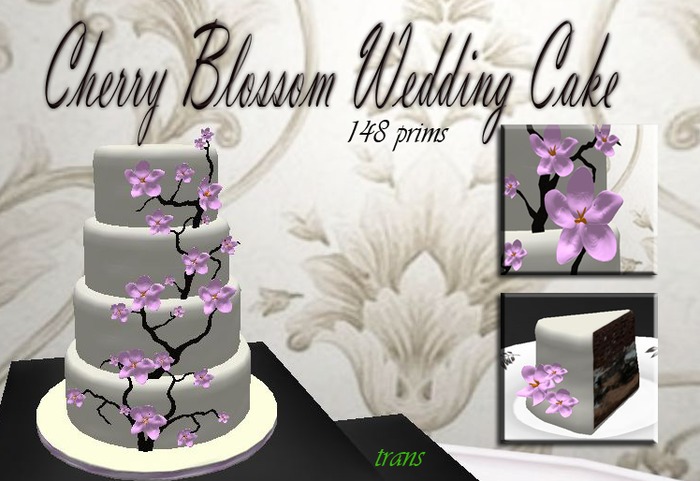Cherry Blossom Wedding Cake BOXED