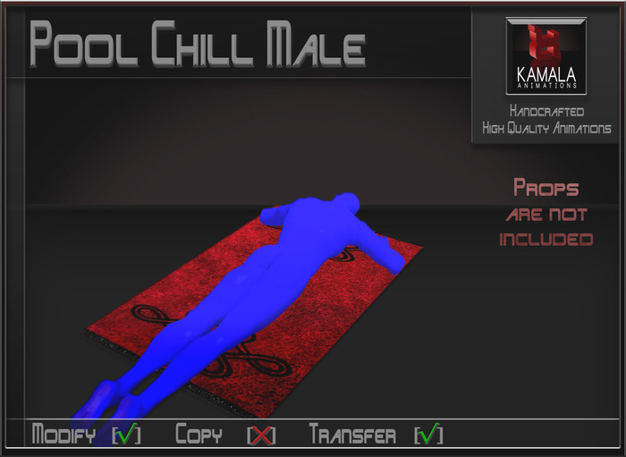 Activities *Pool Chill Male* Transferable Poseball