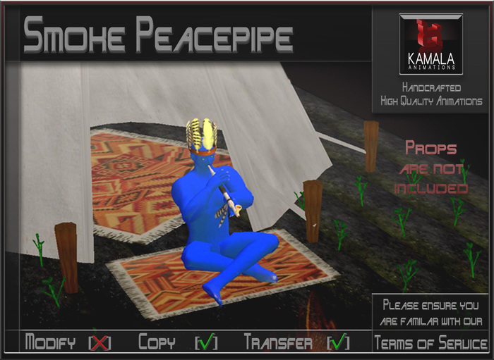 Activities *Smoke Peacepipe* Animations for Builders